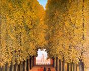 亨利 卢梭 : The Avenue in the Park at Saint-Cloud